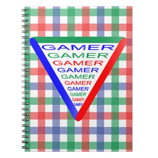 究極のゲーマー3ゲーミングシステムカラーRGB ノートブック (正面)