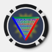 究極のゲーマー3ゲーミングシステムカラーRGB ポーカーチップ (裏面)