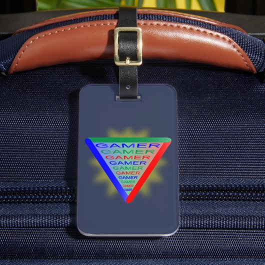 究極のゲーマー3ゲーミングシステムカラーRGB ラゲッジタグ (正面インサイチュ2)