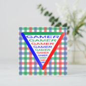 究極のゲーマー3ゲーミングシステムカラーRGB 招待状 (スタンド正面)