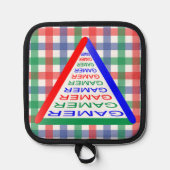 究極のゲーマー3ゲーミングシステムカラーRGB 鍋敷き (正面)