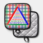 究極のゲーマー3ゲーミングシステムカラーRGB 鍋敷き (正面/裏面)