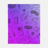 究極のゲームデザイン毛布 フリースブランケット (正面)