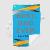 究極のゴルフアクセサリー最高のパパ ゴルフタオル (インサイチュ)