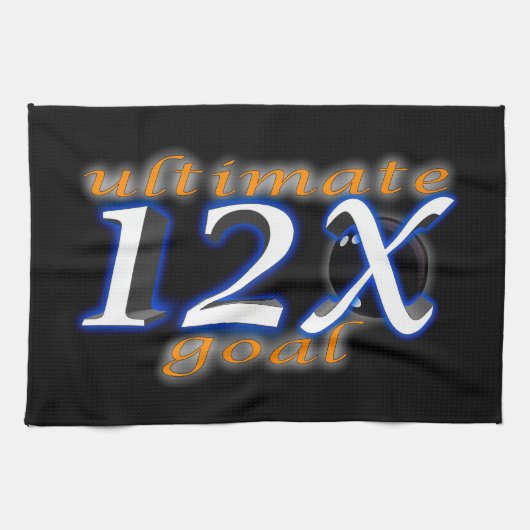 究極のゴール、ボーリングパーフェクトゲーム、 キッチンタオル (横)