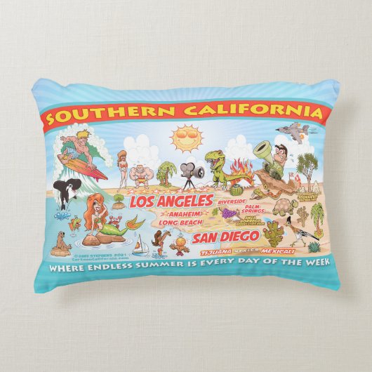 究極のサニーカリフォルニア アクセントクッション (正面)