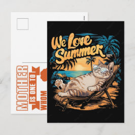 究極のサマー2026キャットママ シーズンポストカード