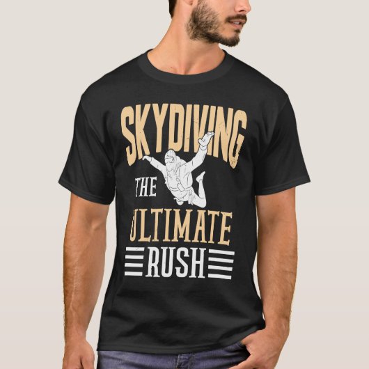 究極のスカイダイビング体験 Tシャツ (正面)