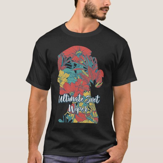 究極のスノワイパー母ユーモア母の子供たち新しい母 Tシャツ (正面)
