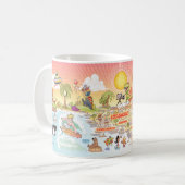 究極のソカルサンセット コーヒーマグカップ (正面左)