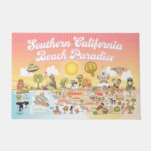 究極のソカルサンセット ドアマット (正面)