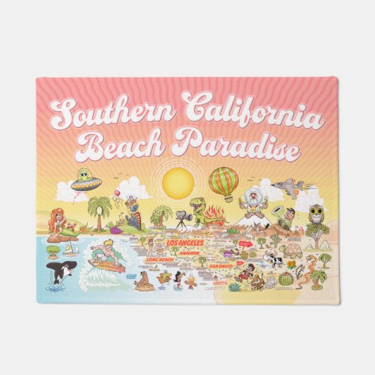 究極のソカルサンセット ドアマット (正面)