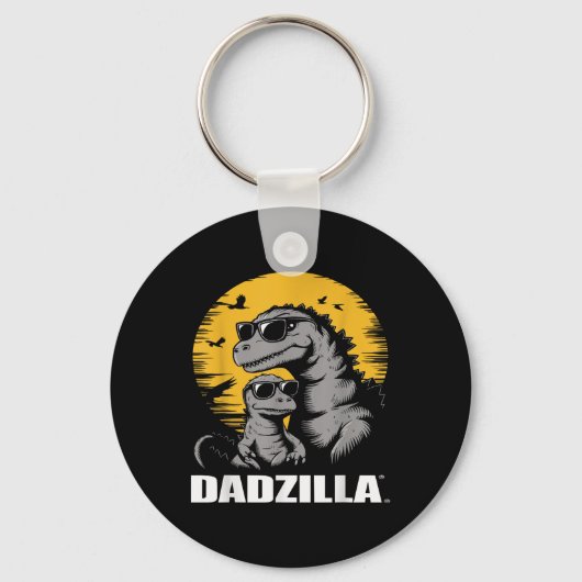 究極のディノパパのための父の日の驚き – D キーホルダー (正面)