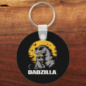 究極のディノパパのための父の日の驚き – D キーホルダー (正面)