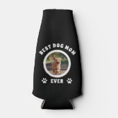 究極のドッグママ カスタム写真 パーソナライズ ボトルクーラー (正面)