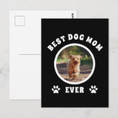 究極のドッグマム カスタム写真 パーソナライズ ポストカード (正面/裏面)