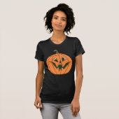 究極のハロウィン・ジャック・オ・ランタン・パンプキン Tシャツ (正面フル)