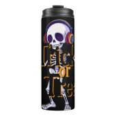 究極のハロウィーンスケルトンダンス – ネオンティー タンブラー (正面)