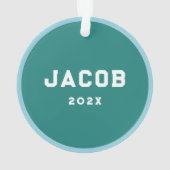 究極のパーソナライズされたフリスビー オーナメント (裏面)