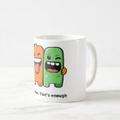 ☕ 究極のビジュームグ 😎🎉 コーヒーマグカップ (正面右)