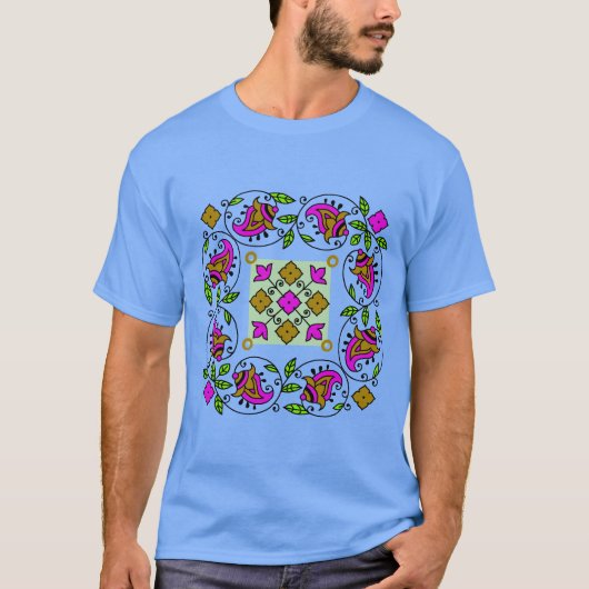 究極のビンテージ柄 Tシャツ (正面)