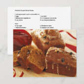 究極のピスタチオパンプキンパン レシピ ポストカード (正面/裏面)