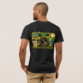 究極のピックルボール 3D ビンテージ レンズ Tシャツ (裏面フル)