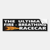 究極のファイアブリージングレーサー バンパーステッカー (正面)