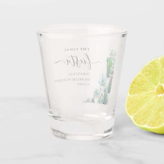 究極のフィエスタ カクタス ブライズウィークエンド パーティー ショットグラス (裏面)