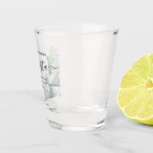 究極のフィエスタ カクタス ブライズウィークエンド パーティー ショットグラス (右)