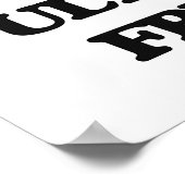 究極のフリスビーが大好き ポスター (角)