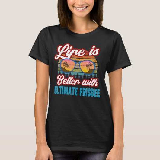 究極のフリスビーで究極のフリスビー選手 Tシャツ (正面)
