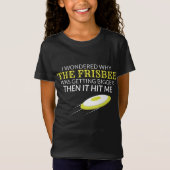 究極のフリスビーなぜフリスビーが大きくなるのか Tシャツ (正面)
