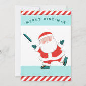 究極のフリスビークリスマスホリデーカード シーズンカード (正面)