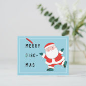 究極のフリスビークリスマスホリデーカード ポストカード (スタンド正面)