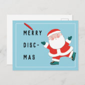 究極のフリスビークリスマスホリデーカード ポストカード (正面/裏面)