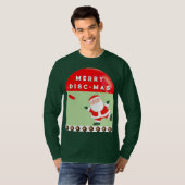 究極のフリスビークリスマス Tシャツ (正面フル)