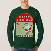 究極のフリスビークリスマス Tシャツ (正面)