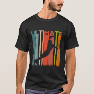 究極のフリスビーフロルフディスクゴルフプレーヤーディ飛んでいるス Tシャツ