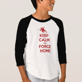 究極のフリスビー保アパレル-Calm and Force Home Tシャツ