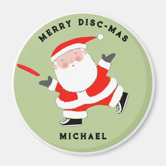 究極のフリスビー靴下スタッフギフト マグネット (正面)