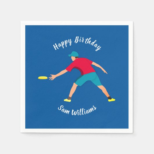 究極のフリスビー スタンダードカクテルナプキン (正面)