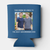 究極のブライズメン  カスタム写真 クラシックブルー 缶クーラー (裏面)