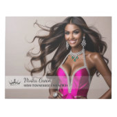 究極のページェントのオートグラフシート ノートパッド (正面)