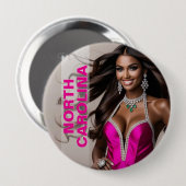 究極のページェントのボタンピン 缶バッジ (正面&裏面)