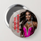 究極のページェントのボタンピン 缶バッジ (正面&裏面)