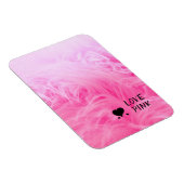 究極のホットピンクファジーフェイクファー マグネット (右側)