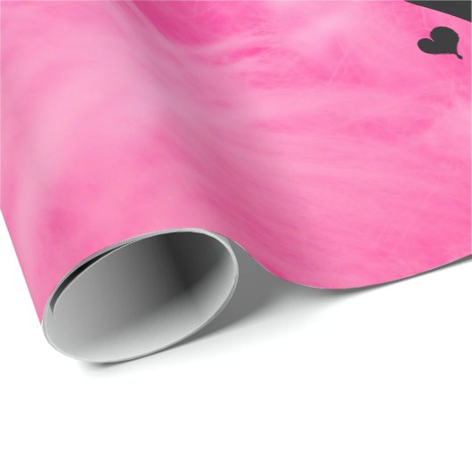 究極のホットピンクファジーフェイクファー ラッピングペーパー (ロールコーナー)