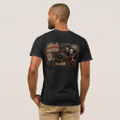 究極のホラー ヴィンテージカメラ ULTRA 3D Tシャツ (裏面フル)