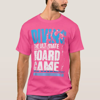 究極のボードゲームスプリングボードダイビング Tシャツ